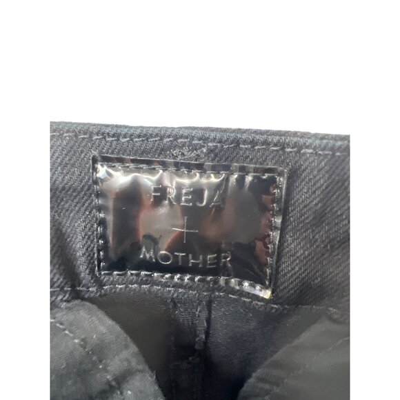 Mother + Freja Welt Zip Muse Black Skinny Jeans with Ankle Zip - Picture 7 of 13